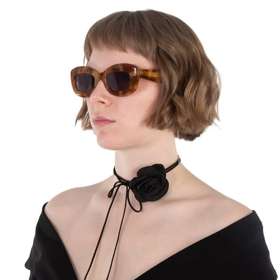 Garrett Leight DOLORES SUN Blue Smoke Cat Eye Ladies Sunglasses 2139 EMT/BS 48