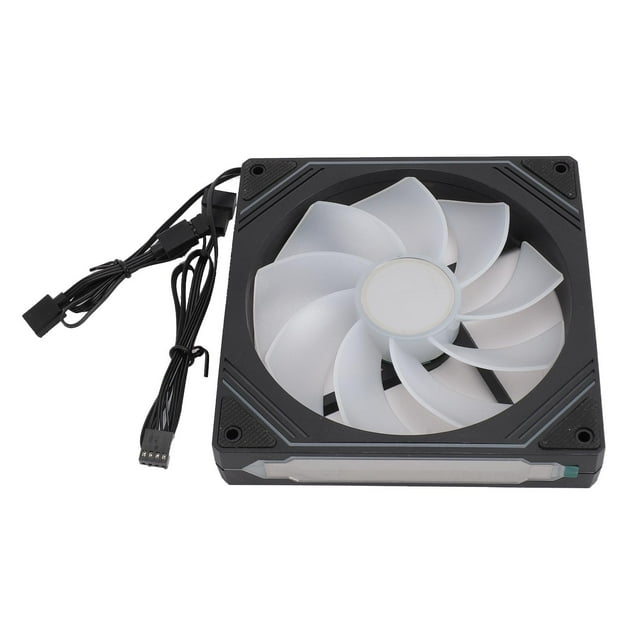 CPU Fan 140mm ARGB Chassis Fan, 4pin PWM Silent Computer Cooler Fan 650 To 1850RPM, RGB Motherboard Sync Computer PC Cooling Fans