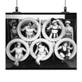 thumbnail image 2 of Print: Mack Sennett Girls In Costumes Posed With Tires, circa 1920-1932, 2 of 4