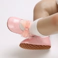 thumbnail image 4 of Yoyauz Baby Girl Mary Jane Shoes Anti Slip Rubber Sole Ballet Slippers Princess Dress Wedding Shoes Newborn Kids Shoes Toddler Shoes（0-12 Month）, 4 of 7