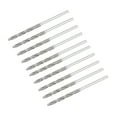thumbnail image 4 of Uxcell Metric Coated Twist Drill Bit Diamond  High Speed Steel Silver Tone 10pcs 1.7mm, 4 of 5