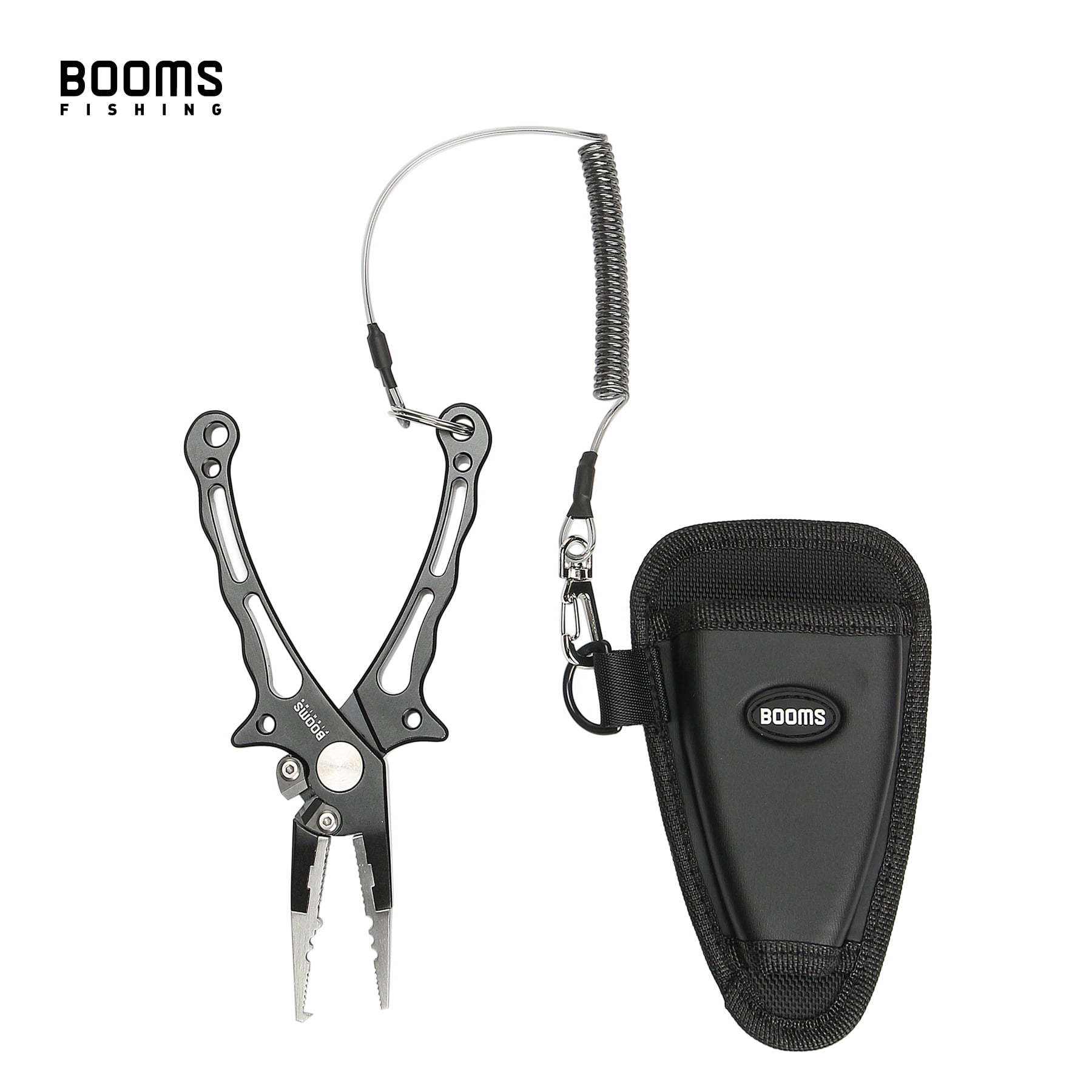 Booms Fishing X07 Quick-Cut Fishing Pliers Saltwater with Lanyard 