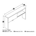 thumbnail image 2 of Bestar Cabane Pro-Linea avec Portes en Gris Écorce, 2 of 2