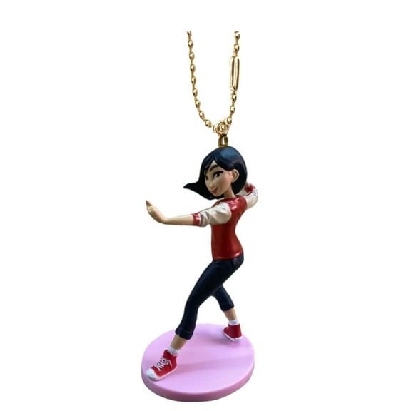 Vanellope Princess Mulan Sports Keychain Dangler Ornament Figurine Figure Charm