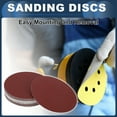thumbnail image 2 of Unique Bargains Sanding Discs, 7 Inch Automotive Repair Round Hook and Loop Sandpaper Aluminum Oxide Red, 30 Pcs 60 Grit, 2 of 7