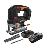 Worx Nitro WX542L 20V Power Share Cordless Jigsaw with Brushless Motor (Battery & Charger Included)