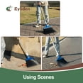 thumbnail image 3 of Eyliden Heavy-Duty Stiff Bristle Broom, Outdoor Commercial, Perfect for Courtyard Garage Lobby Mall Market Floor, 54.3 in, Blue, 3 of 9