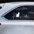 thumbnail image 3 of sweethay Etiqueta engomada del coche de la etiqueta del amor del latido del corazón de Labrador Retriever fácil de aplicar y fácil de quitar Automoción decorativa y accesorios, 3 of 6