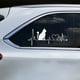 thumbnail image 4 of Riwesomey Pegatinas de coche Labrador Retriever Heartbeat Love calcomanía accesorios decorativos prácticos y duraderos Automoción decorativa y accesorios, 4 of 6