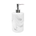thumbnail image 1 of Dispensador de jabón cilíndrico for hotel, botella de loción for el baño, botella de plástico blanca/negra, 500 ml, 1 of 4