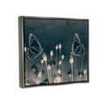 thumbnail image 3 of Stupell Industries Abstract Grey Butterflies Meadow Animals & Insects Painting Gray Floater Framed Art Print Wall Art, 3 of 6