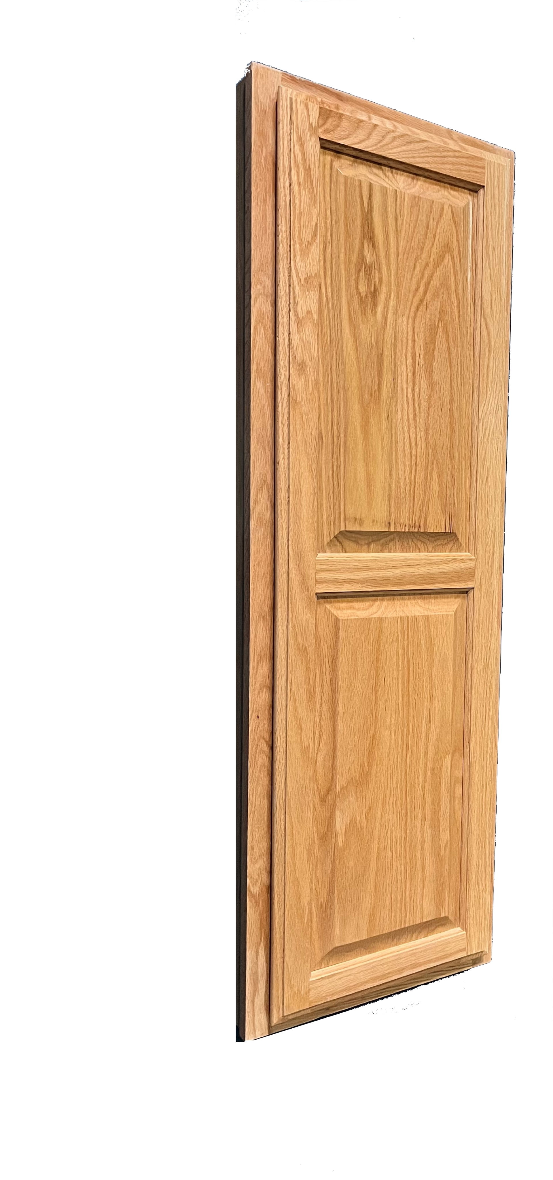 Hide-Away Recessed Oak Gun Safe with RFID Lock, 47"H x 16"W x 5"D