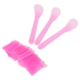 thumbnail image 1 of 100 piezas de espátulas desechables para aplicar cosméticos, para maquillaje facial, mascarillas de barro, cuchara mezcladora, color rosa translúcido, 1 of 14