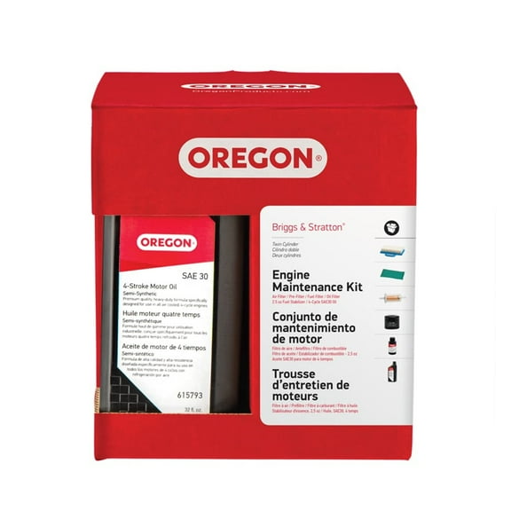 Oregon Lawn Mower Engine Tune-Up Maintenance Kit for Briggs & Stratton Twin Cylinder Engines (01-104)