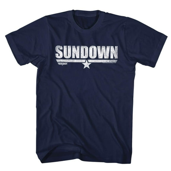 Top Gun Sundown Navy Adult T-Shirt 4Xl