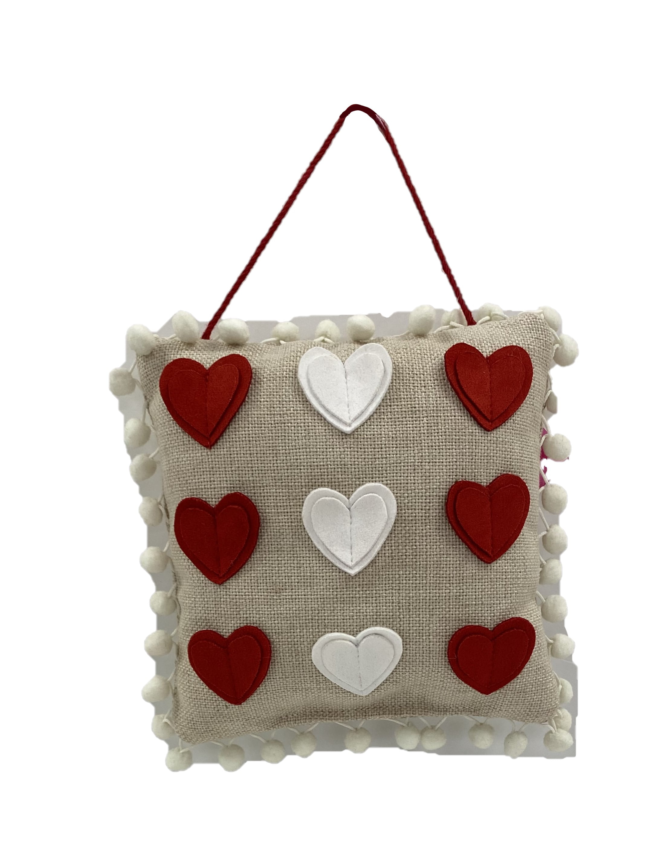 mini heart pillow