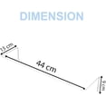 thumbnail image 3 of Protecteur de Rideau, 2 Ensembles de 3 Pcs – Garde de Sécurité Résistant à la Chaleur pour Chauffages Électriques de Plinthe, Installation Sans Outil/protecteur de Rideau pour Plinthe Chauffante, 6 Pcs, 3 of 5
