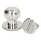 thumbnail image 5 of 200 juegos de pernos de botón de 9x8mm, cabeza redonda brillante de cobre fuerte, tornillos Chicago de amplia aplicación para bolsa de cuero, ropa, plata, 5 of 12