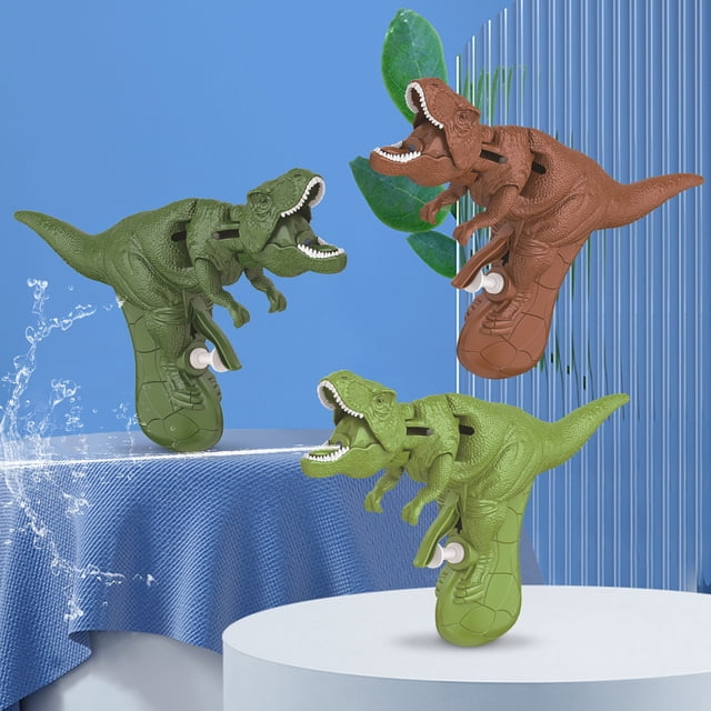 Xihbxyly Pistola de Agua de Dinosaurio, Diseño Único de Simulación de Dinosaurio, Juguete Interactivo de Riego, Diversión Al Aire Libre, Juego Activo para Niños, Aventuras de Verano En El Patio, 1 Ju