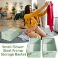 thumbnail image 6 of SSZMDLB under $5 Storage Organizer Box, Folding Wardrobe Storage Container, Sweater Pants Organizing Drawer, Bedroom Closet Box for Home Office Dormitory Moving Packing, Stackable Fabric Bin, 6 of 9