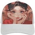 thumbnail image 1 of Cat Ears with Big Eyes Baseball Cap Classic Golf Cap Soft Dad Hat Multicolor Adjustable Low Profile Hat Unisex, 1 of 6