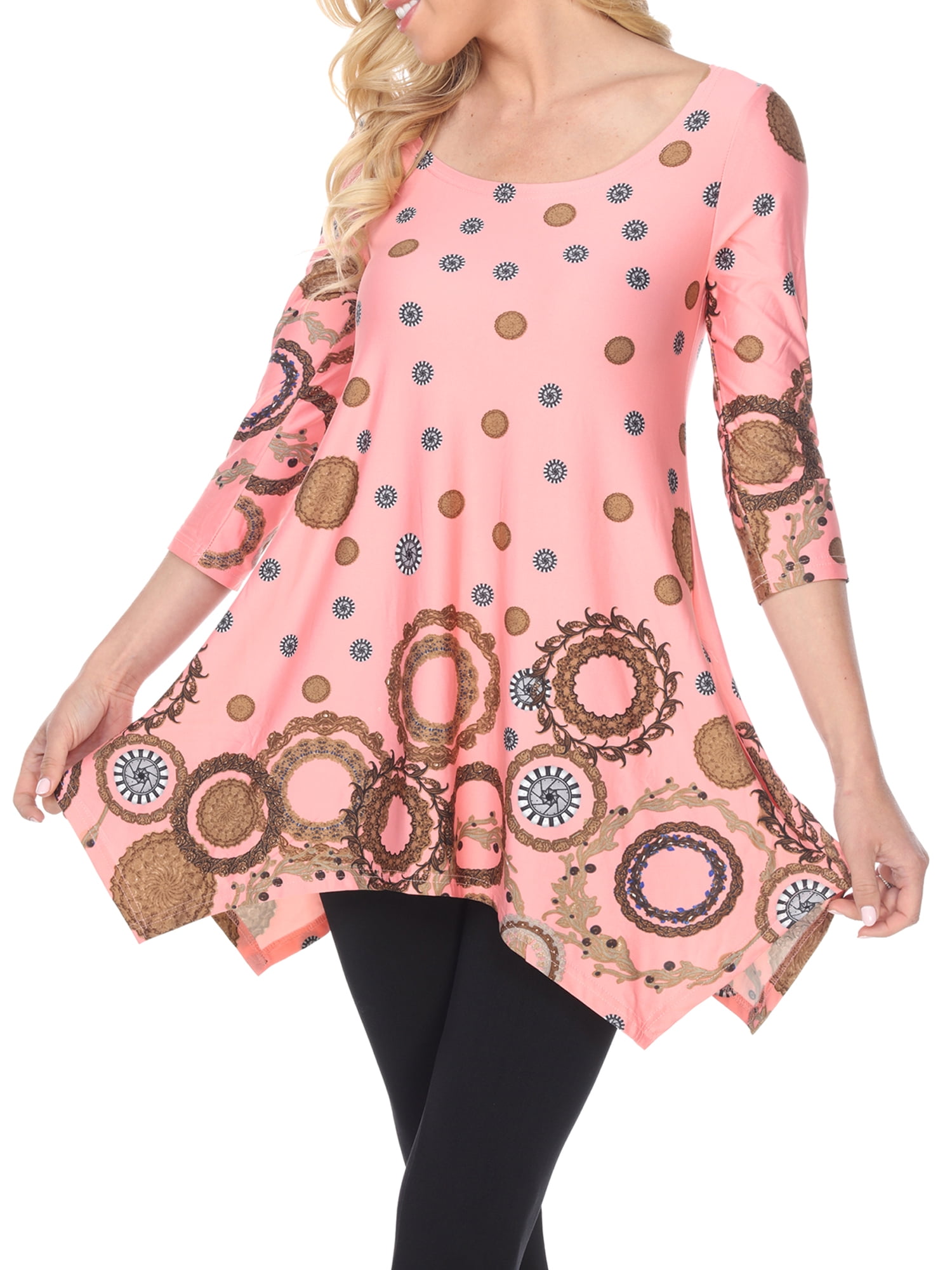 White Mark Women's Erie Tunic Top