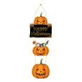 thumbnail image 2 of YANHAIGONG Halloween Pumpkins Decorations Set,Halloween Hanging Decorations Pumpkins Ghost Decorations Front Porch Door,Halloween Hanging Home Indoor Outdoor Party Office Decor Supplies Pendant, 2 of 5