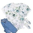 thumbnail image 3 of XFHLMJFF Summer Tank Top Women Loose Fit Flowy Dressy T-Shirts Floral Short Sleeve Fashion Blouses Multiple Colors Available Look Casual Summer Clothes 2024, 3 of 6