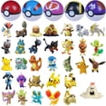 thumbnail image 3 of TOMY-figuras de Pokémon de WCT, Kawaii, Pikachu, Riolu, Scorbunny, Vulpix, Mimikyu, modelo de PokeBall, figuras de Anime, juguetes para niños, regalo, 3 of 4