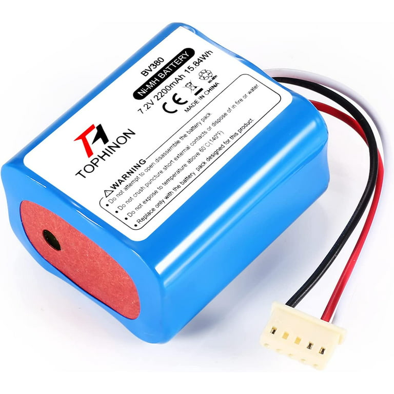 2200mAh 7.2V NiMH Replacement y Compatible with iRobot Braava 380, Braava  380T, Braava 390T, Mint