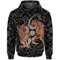 thumbnail image 3 of Sudadera con capucha informal para hombre, sudadera con capucha con estampado de tigre súper genial de otoño, sudaderas para hombre, sudadera con capucha holgada, ropa Y2k, sudaderas con capucha para, 3 of 5
