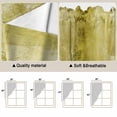 thumbnail image 3 of Yellow Kitchen Window Curtains, Swag Curtains Valance for Bedroom Living Room Bathroom, Retro Oil Painting Modern Abstract Art Aesthetics Rod Pocket Window Curtain Block Drapes 2 Panels 36"x36", 3 of 9