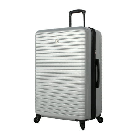 Protege  Vacationer Hard Side 28 Expandable Checked Luggage  Silver