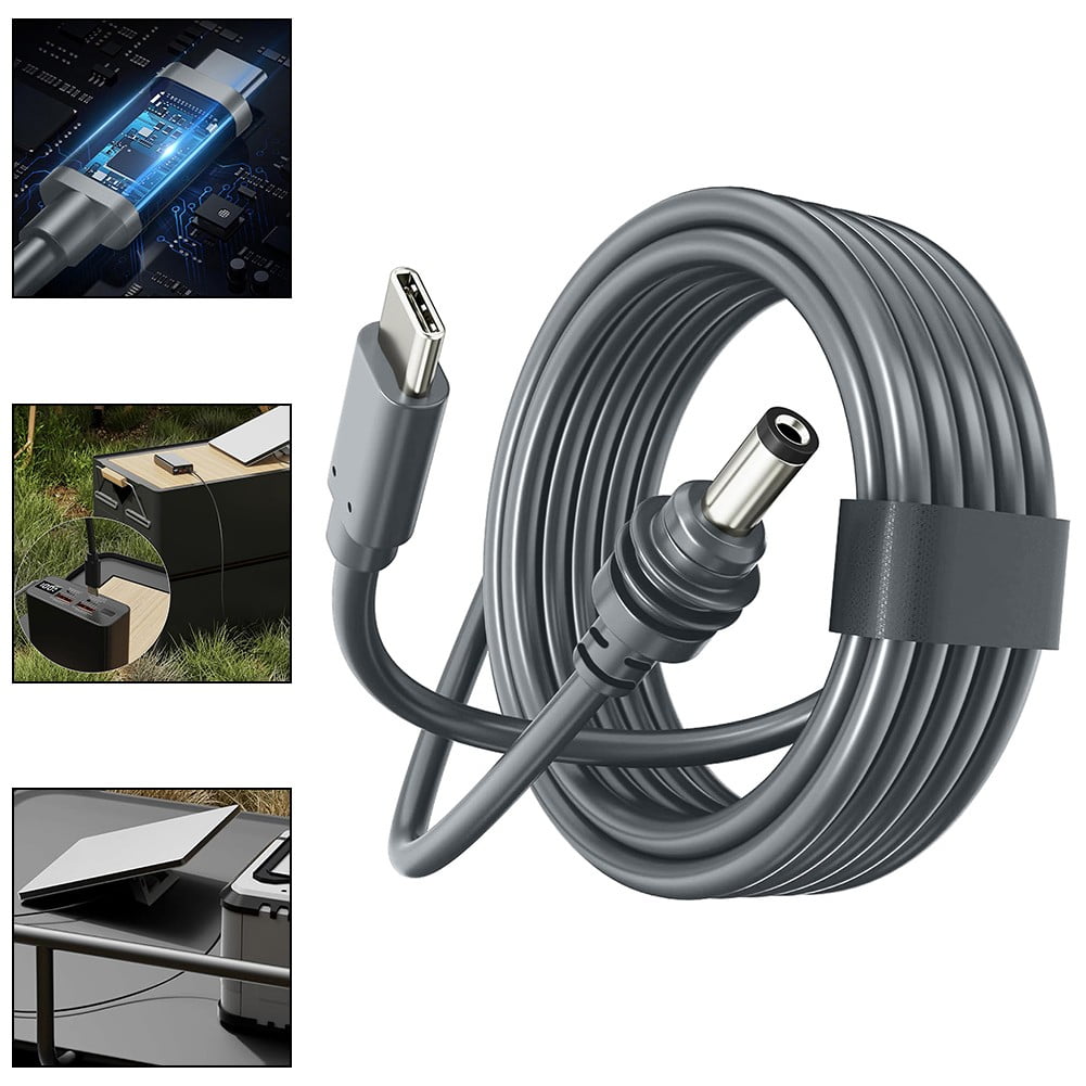 Adaptable Lengths 100W USB C to DC Power Cable Suitable for Starlink Mini
