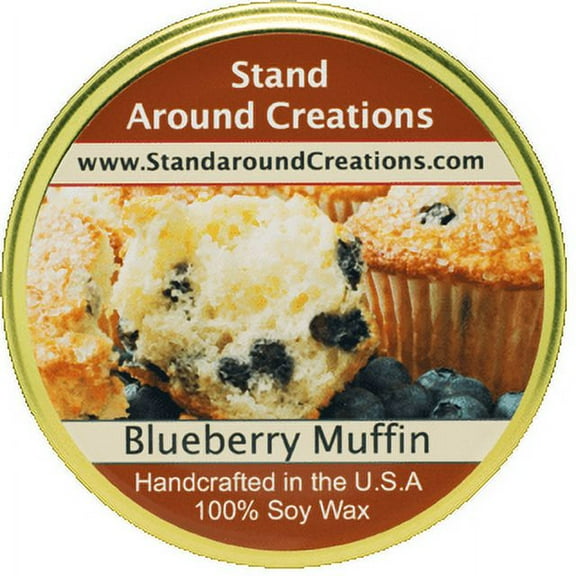 BLUEBERRY MUFFIN TUREEN 11-OZ. ALL NATURAL SOY CANDLE