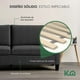 thumbnail image 4 of Sofá Sillón Loveseat 2 Plazas Sala De Madera con Cojines Gris Oscuro Kingshouse, 4 of 8
