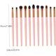 thumbnail image 5 of Eye Makeup Brushes Set Eyeshadow Blending Brushes Professional Eyeliner Brushes ,makeup Brushes & Toolspink11pcs, 5 of 5