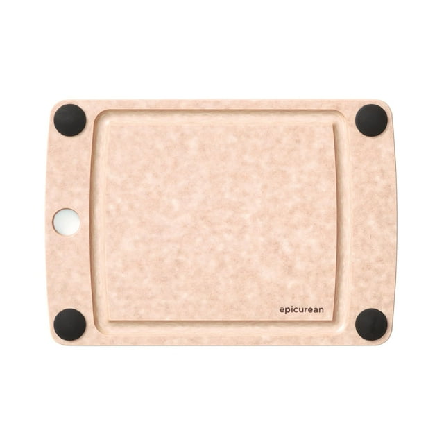 Tabla de cortar Epicurean todo en uno de 10 x 7 cm con patas antideslizantes