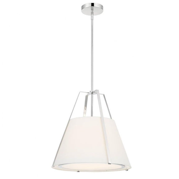 3 Light Pendant-Polished Nickel Finish Bailey Street Home 49-Bel-4444201