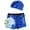 Dark Blue, variant on mgoYE Toddler Boy Swim Set 2t Baby Toddler Boys UPF 50 Swimsuit Bathing Suit Swimwear for Beach Pool Sun Protection(Light Blue,6-12 Years)