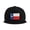 Black, variant on Snapback Hat Texas Flag Print Adjustable Flat Bill Brim Hat for Men Women Casual Wear Black