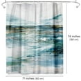 thumbnail image 4 of Americanflat 71" x 74" Shower Curtain, Midnight Clear II by PI Creative Art, 4 of 7
