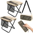 thumbnail image 1 of Taburete de camping OrbitShell plegable y portátil color caqui, paquete de 2, 1 of 8