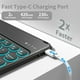 thumbnail image 4 of Funda de teclado BQDIYOO para iPad de 9ª, 8ª y 7ª generación con Bluetooth, 4 of 8