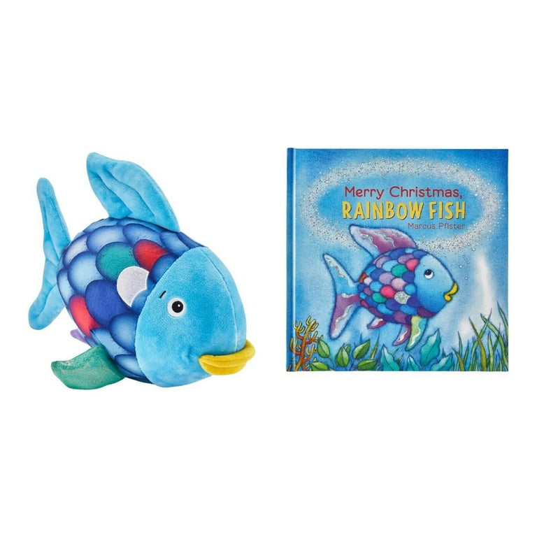 Rainbow fish plush toy sales