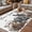 Grey Brown, variant on Rabbits Pine Cone Outdoor Rug for Patio/Deck/Porch, Non-Slip Large Area Rug 6 x 9 Ft, Sweet Home Texture Brown Leaves Berries Indoor Outdoor Rugs Washable Area Rugs, Camping Rug Carpet Runner