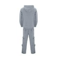thumbnail image 5 of Letdown Men's Tracksuit Sweatsuits 2 Piece Set Long Sleeve Causal Full Zip Running Sports Casual Athletic Jogging Warm Up Sets (Light Gray, XS), 5 of 8