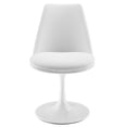 thumbnail image 6 of Lippa Swivel Dining Chair in White White, 6 of 10