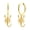 Gold, variant on Punk Scorpion Dangle Hoop Earrings for Women Animal Huggie Hoops Drop Earring Cartilage Wrap Cuffs