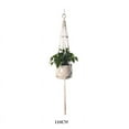 thumbnail image 6 of Plant Hanger Indoor Hanging Planters Handmade Hanging Plant Holder Baskets Stand Flower Pot Holder with Wood Bead for Indoor Outdoor Home Decor, 4 Pack, 6 of 8